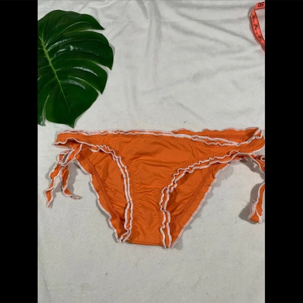 NEW Isabella Rose Hot House Bondi Ruffle Tie Side‎ Bikini Bottom [SZ Large ]